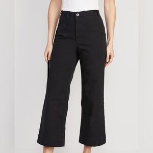 Old Navy Hi Rise Wide-Leg Chino Pants